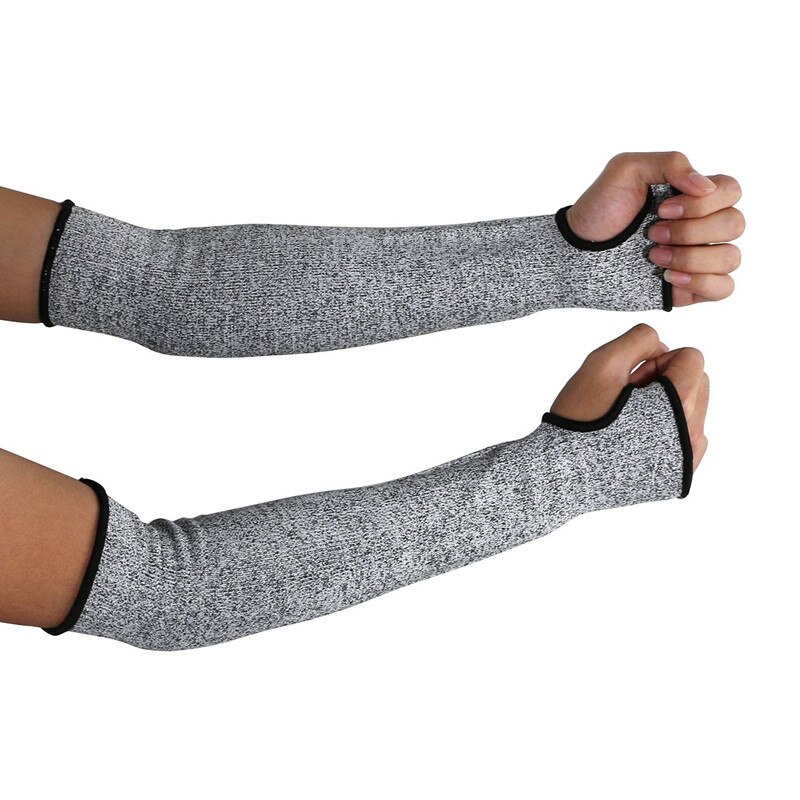 Outdoor Work Safety Arm Sleeve Guard Knife Proof Cut-Resistant Gloves（）: 2PCS