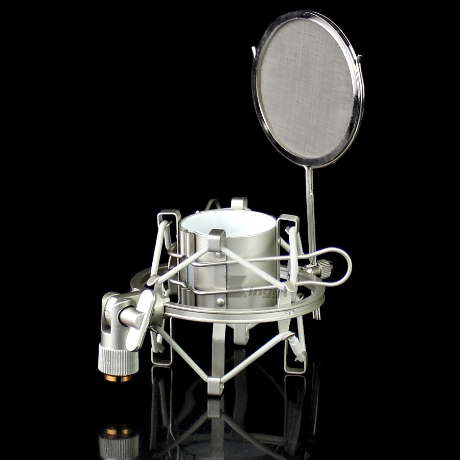 Spider Microphone Stand Shock Mount Mic Isolation Shield Windscreen Pop Filter Shockproof For Blue Spark DIGITAL Bluebird Studio