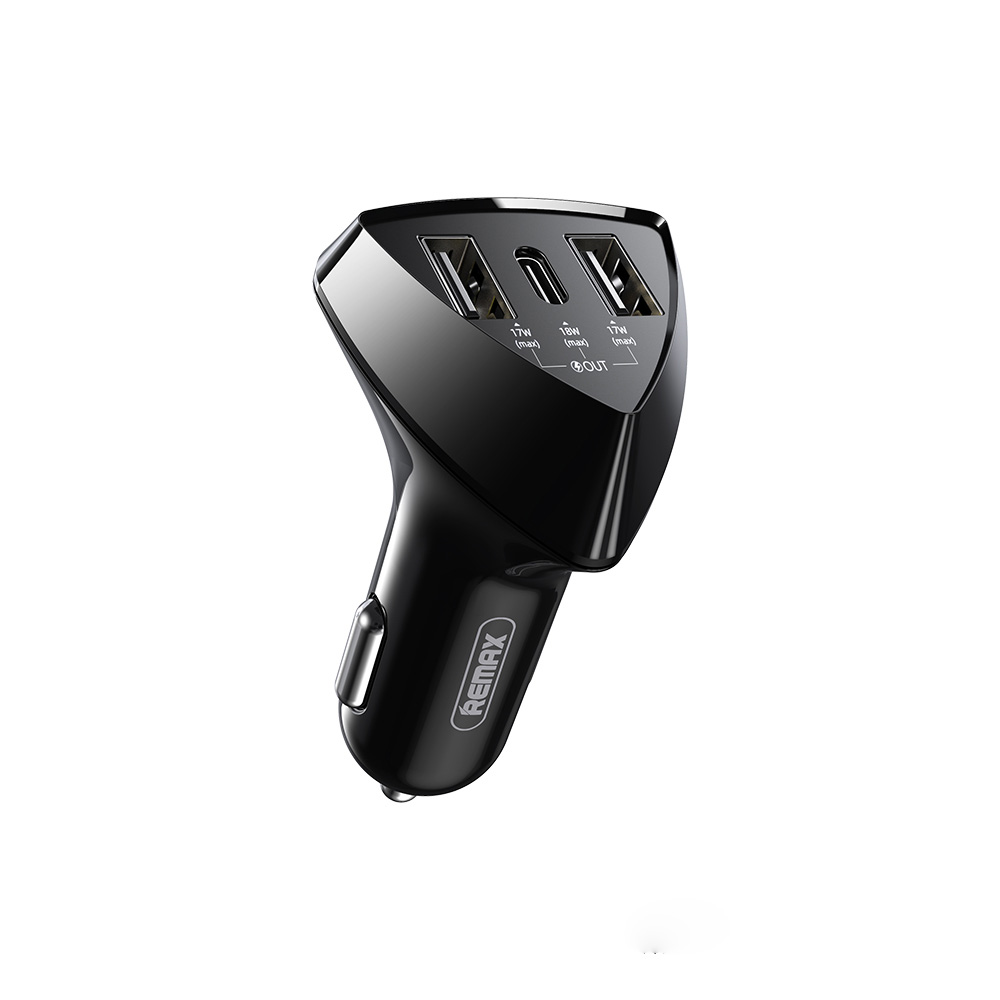 Remax 3 Outports 35W Usb C Snelle Lading Autolader... – Grandado