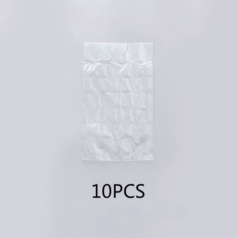 10PCS Disposable Ice Bag Self-sealing Edible Frozen Ice Mold Plastic Bag Ice Tray Bags Kitchen Utensils Fruit Shake Accessories: 10PCS ice cube