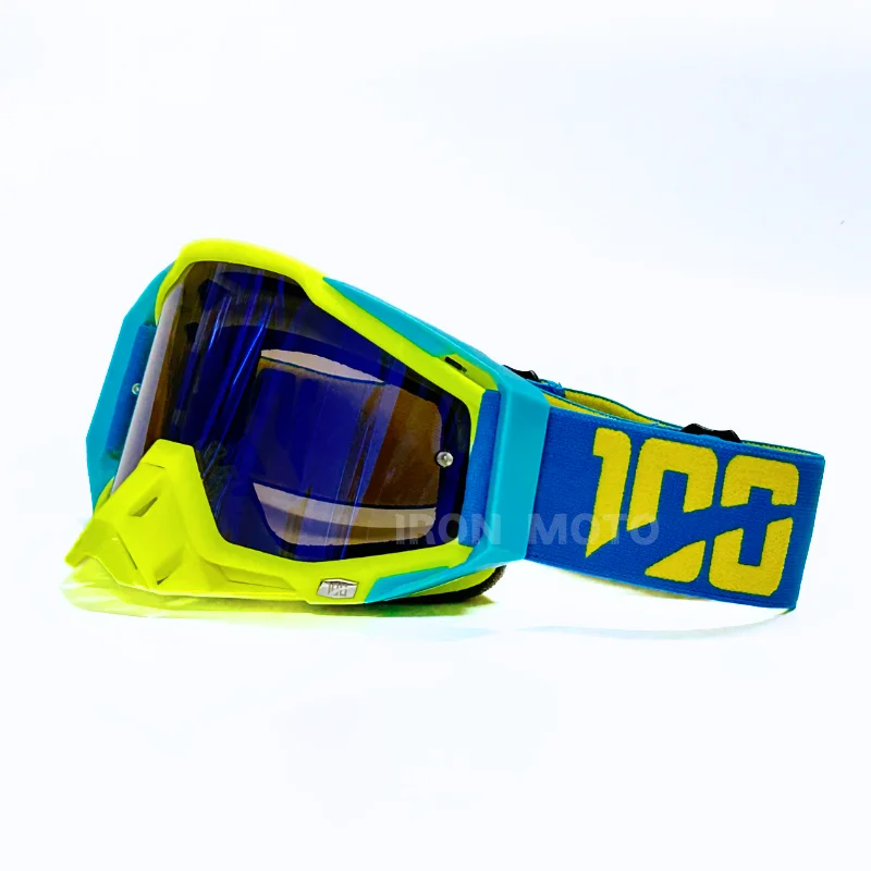 Motorhelm Bril Man Crossmotor MX Bril HD Lens Motocross Bril ATV Motobike Brillen Fietsen Zonnebril Bescherming: green