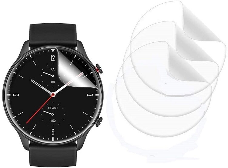3Pcs Soft Tpu Full Screen Protector Voor Xiaomi Huami Amazfit Gtr 2 Smart Horloge Beschermende Film Cover Voor Amazfit horloge GTR2