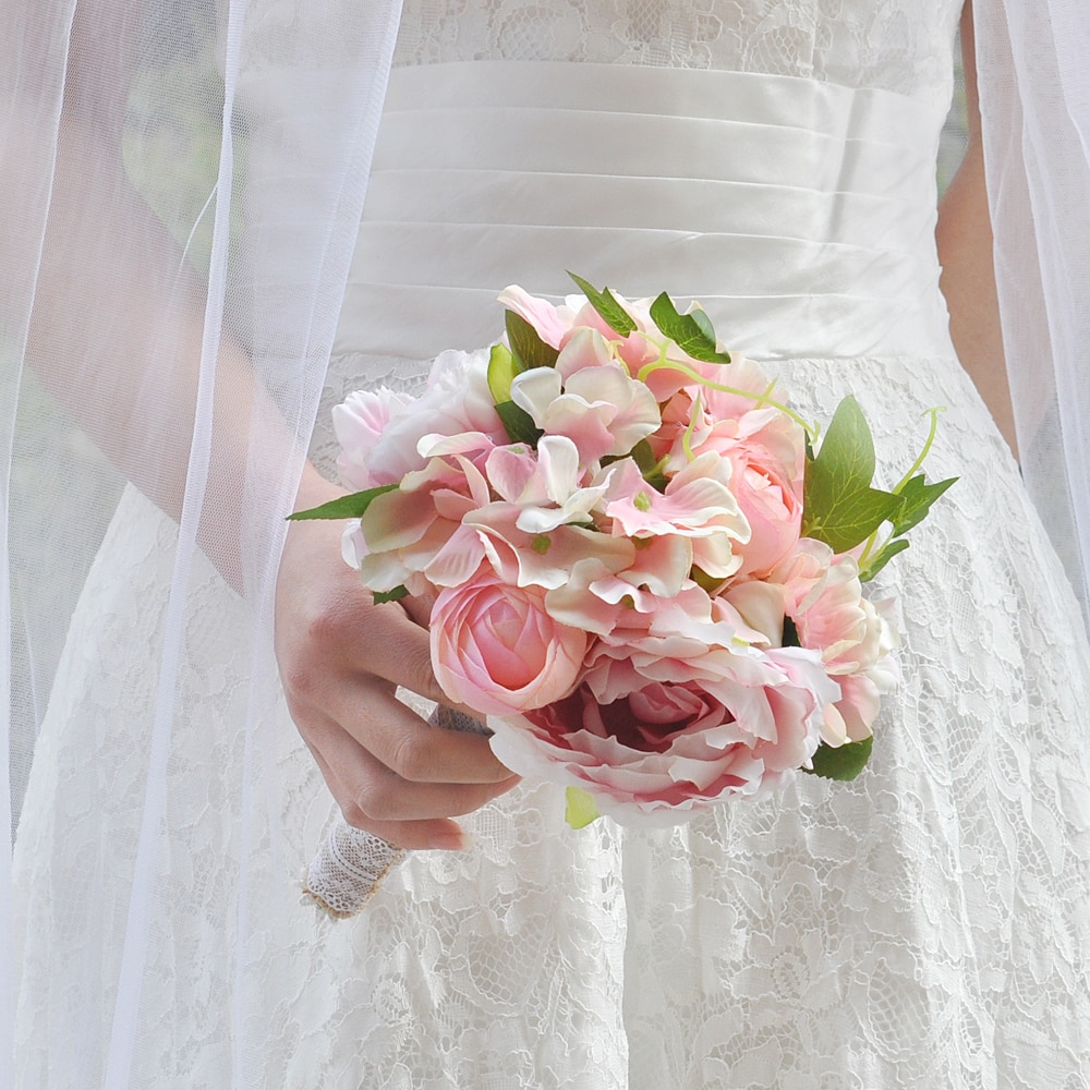TRiXY F15 beauté Bouquet de mariage fleurs accessoires de mariage Bouquets de mariée Roses Bouquets de mariage pour la décoration de demoiselles d'honneur