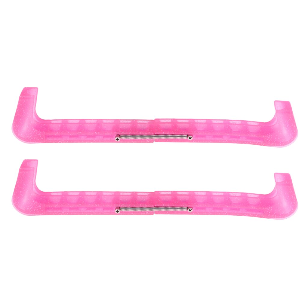 2 Stuks 32Cm Zacht Plastic Ijshockey Figuur Skate Blade Guard Cover Protector Accessoires Voor Vrouwen Mannen Jeugd Kids: Pink