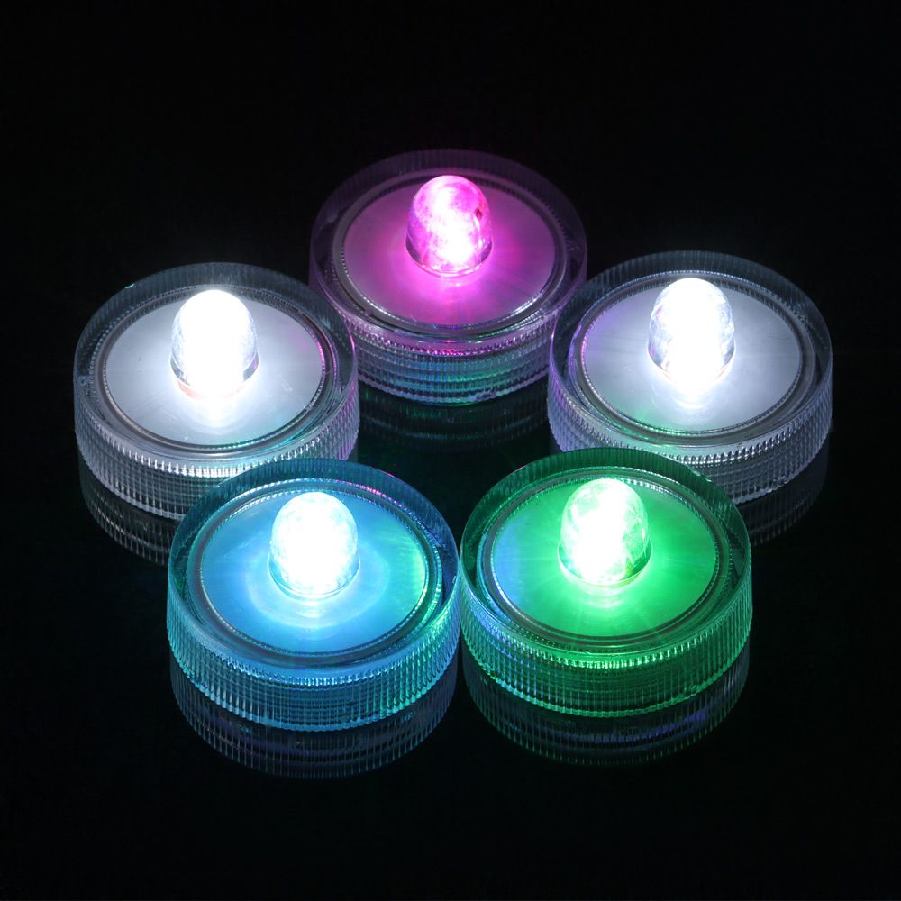 Fish Tank Accessories Candle Shape LED Lamp Fish Tank Lamp Waterproof Aquarium Light Mini Lighting