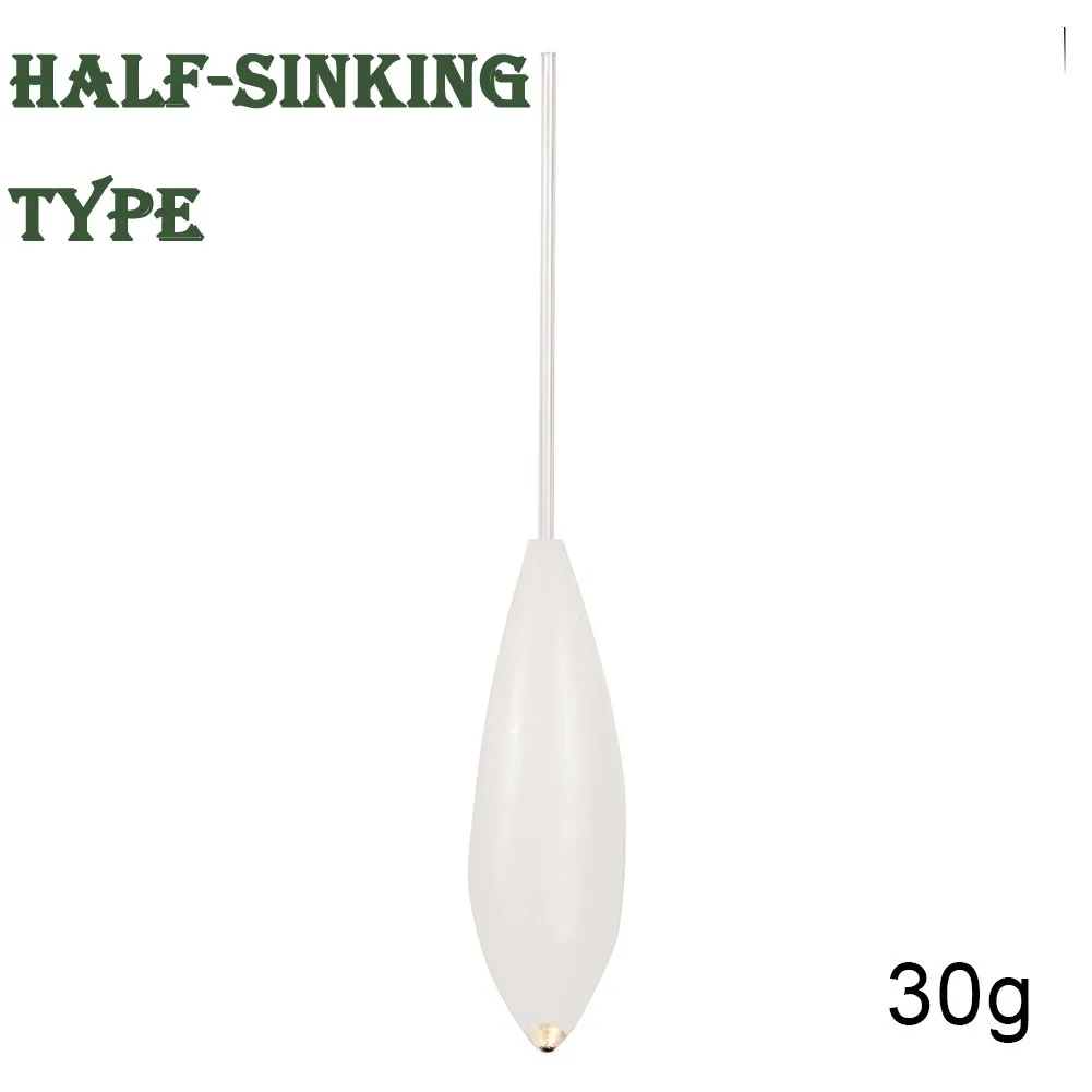 Acrylic Fishing Float Transparent Sinkend Type Casting Bobbers Clear Bombarda Sinking Fly Fishing Spinning Floats Pesca 5-50g