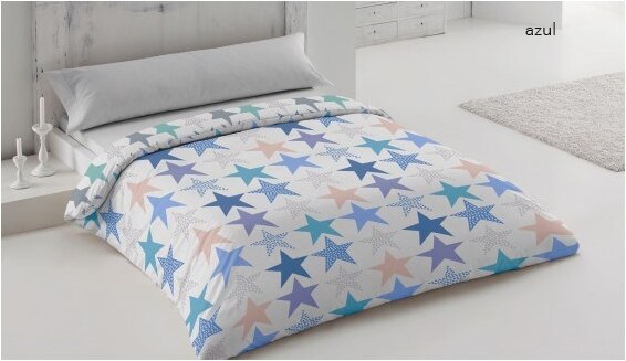 Edredon nórdico ESTRELLAS Cama 90, 105 - REVERSIBLE