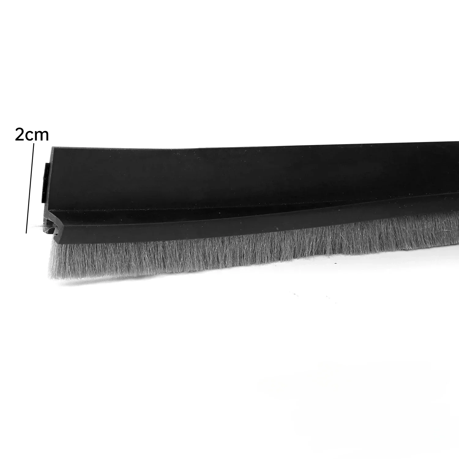 1/5M Door Sealing Strips Self-adhesive Door Bottom Gap Filling Insect Proof Brush Strips Windproof Soundproof Gap Weather Strips: Khaki / 3M
