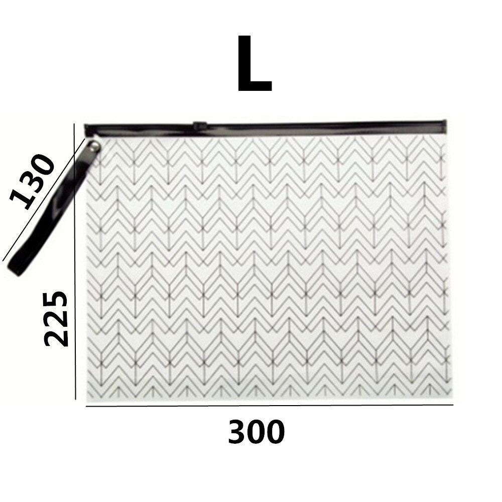 Travel wash bag with transparent waterproof toilet shower bag: Wave mountain-L