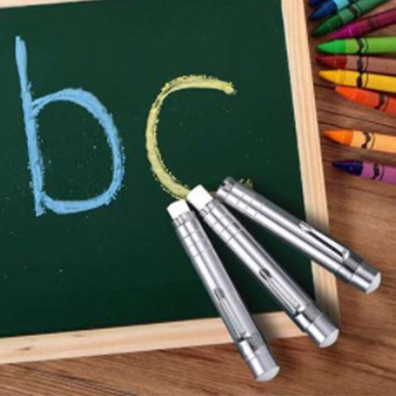 8 Stuks Aluminium Krijt Houder, Leraar Krijt Clip Unbroken Krijt Keeper, Kinderen Schilderen En Schrijven