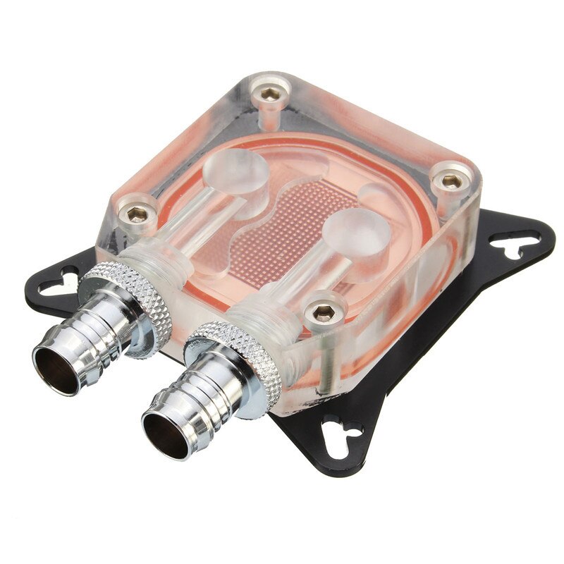 Gpu eau bloc refroidissement Double canal de cuivre colonne vidéo Ie carte refroidisseur d'eau radiateur 0.4Mm pour Amd W40