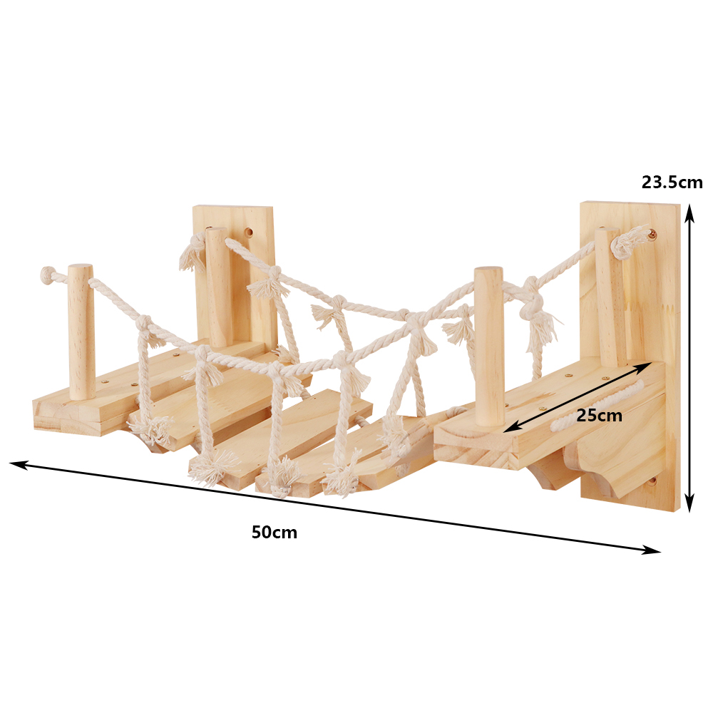 Scaffali da arrampicata per gatti a parete Casetta per gatti Ponte per gatti Amaca per gatti con tiragraffi e pedali o scala per gattini