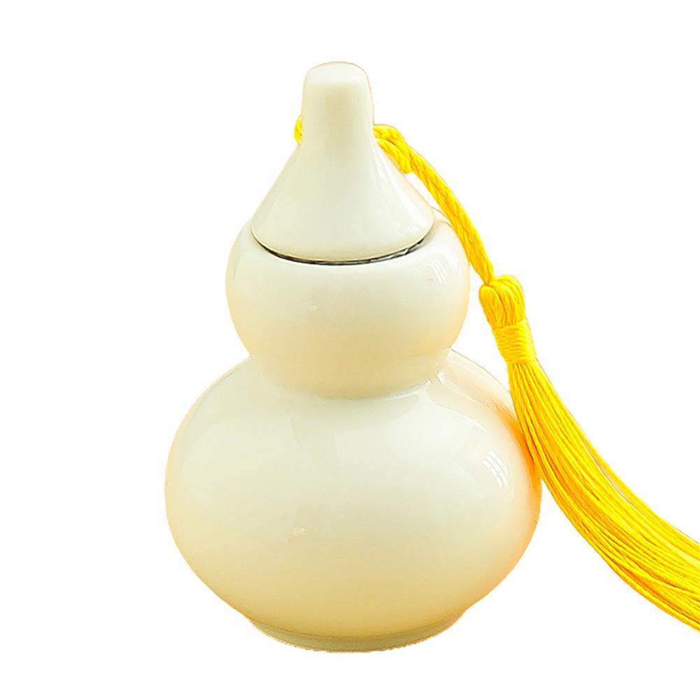 35ml szczelny pojemnik wodoodporny urocza gurda w kształcie przenośne ceramiczne naczynie na herbatę kanister artykuły gospodarstwa domowego: biały