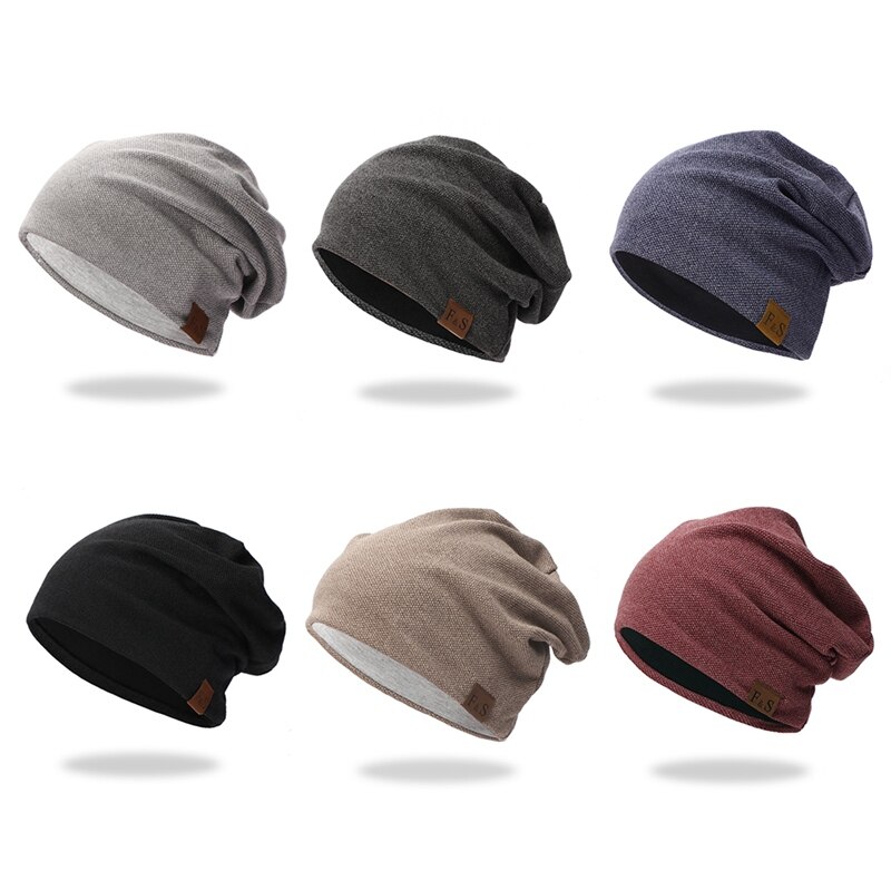 Unisex sombrero de esquí gorro de punto de algodón suave otoño invierno gorros deportivos invierno gorros de colores mixtos gorra al aire libre