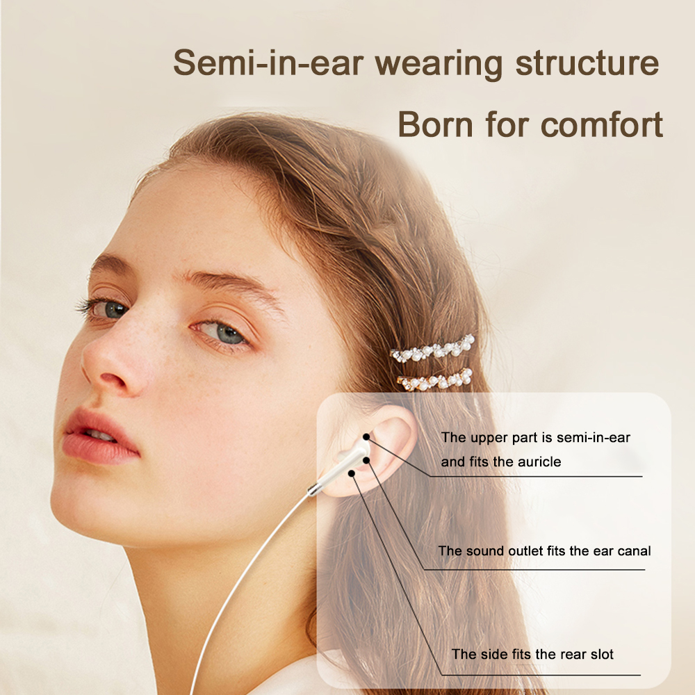 Tipo C Cuffie cablate HiFi Stereo Surround Sound Auricolari da 3,5 mm USB C Cuffie musicali per Samsung Galaxy S24 S23 S22 iPhone 16