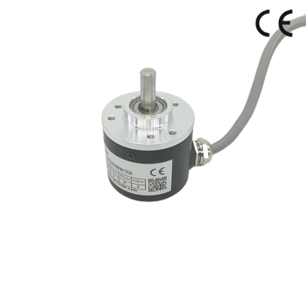 6mm solid shaft A B Z Signal Push pull output incremental Photoelectric encoder 360 500 1000 1024 2000 2048 2500 3000 3600 ppr