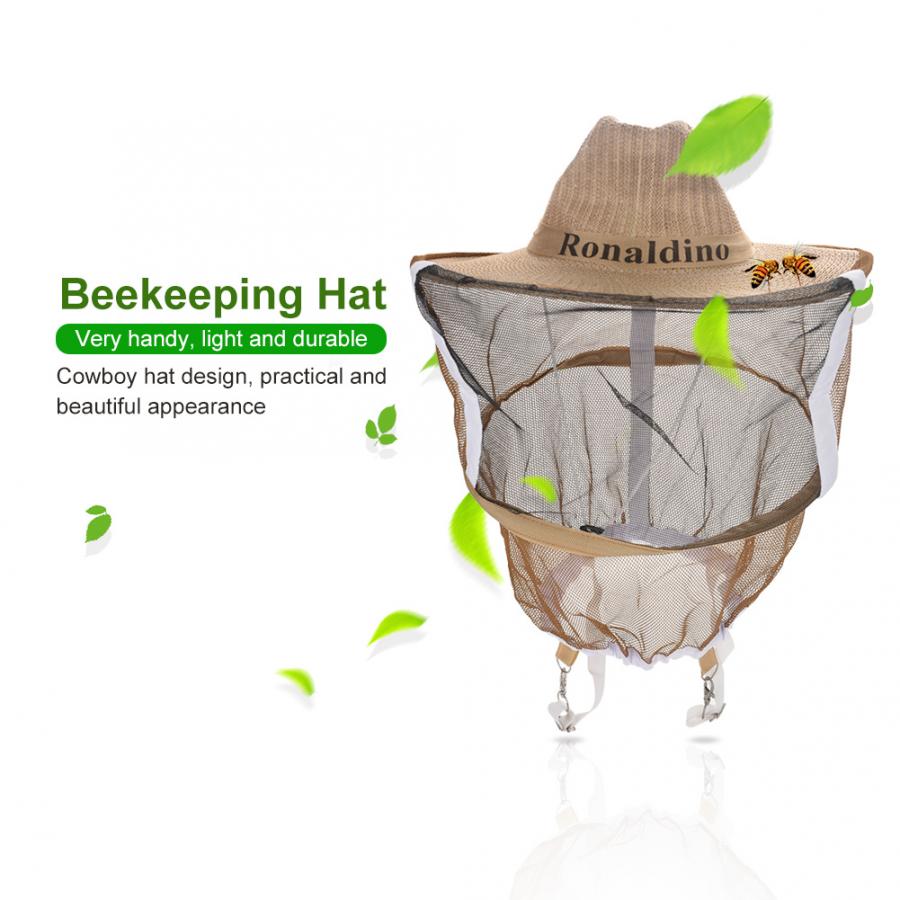 Beekeeping Beekeeper Hat Garden Guard Anti Mosquito Bee Insect Bug Face Head Veil Beekeeping Tool