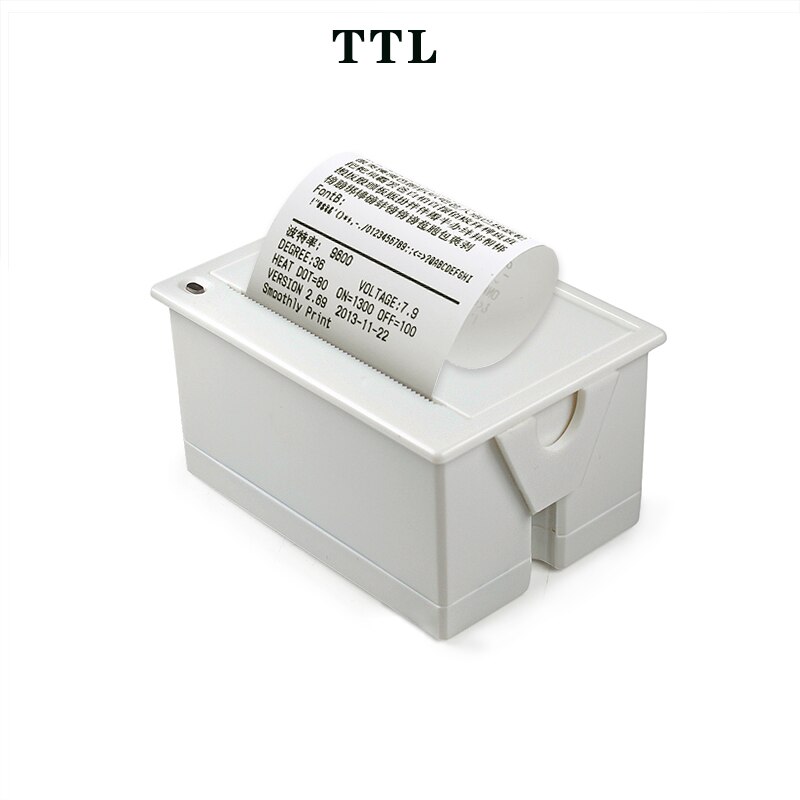 58Mm Mini Thermische Embedded Pos Ontvangst Printer Atm Ticket Parallel Panel Printer Usb Ttl RS232 Kiosk Printer Barcode Arduino: R5822 TTL
