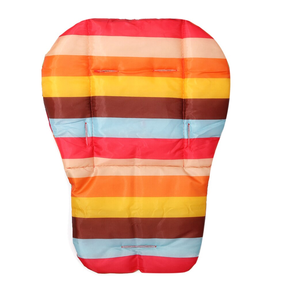 Doppelseitige Regenbogen Wasserdichte Baby Kinderwagen Sitzkissen Bunte Weiche Matratzen Wagen Sitz Pad Kinderwagen matt Zubehör