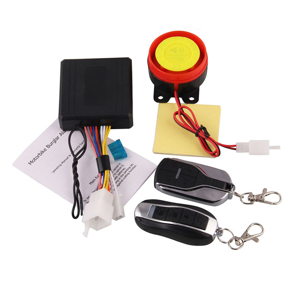 12V voll-gekennzeichnet motorrad Rolle Anti-Diebstahl sicherheit Alarm motorrad fahrrad Anti-diebstahl Alarm fernbedienung Motor- starten