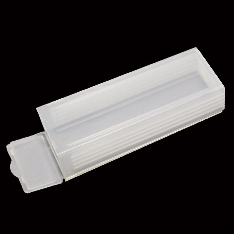 50 pieces Microscope Slides Box Holds 1 or 2 or 3 or 5 pieces Slides Plastic Mailers Box Slide Storage
