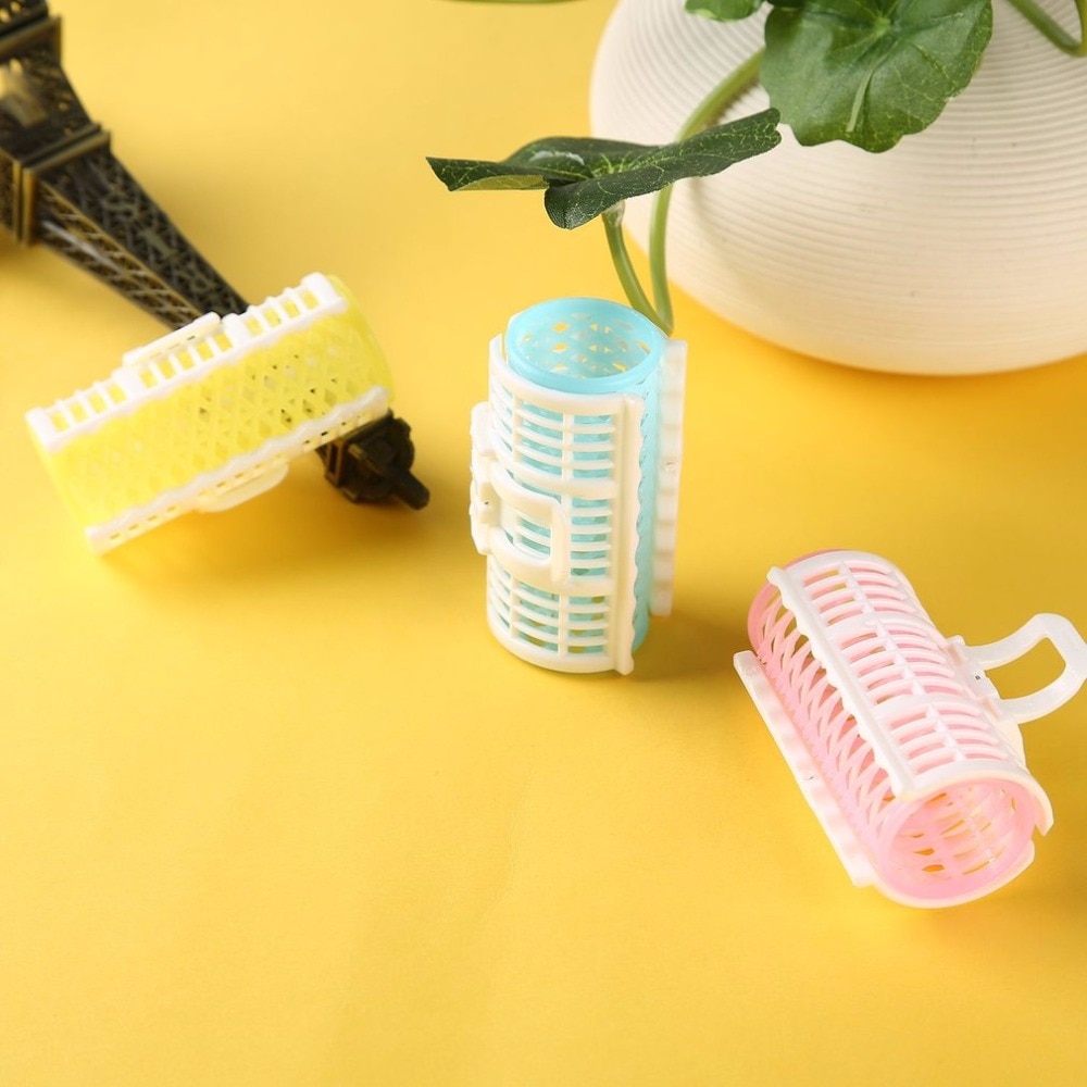 3 pcs/lot bigoudi pince à ressort poignée rouleaux bricolage coiffure usage domestique Salon magique frange bigoudi rouleau beauté outil de coiffure