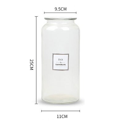 Europäischen Transparent Blume Vasen Pflanzen Halter Nordic Glas Vase Hause Dekoration Ornamente Hydrokultur Schreibtisch Blumentöpfe Handwerk: F