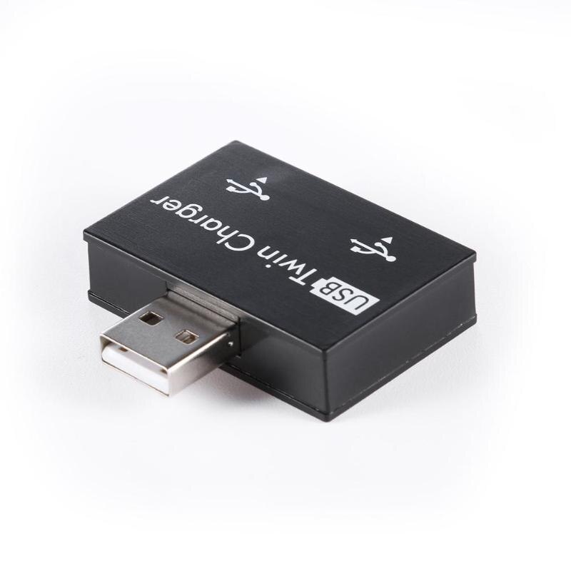 USB 2.0 Male to Twin Female Charger Dual 2 Port USB DC 5V Charging Splitter Hub Adapter Converter Connector