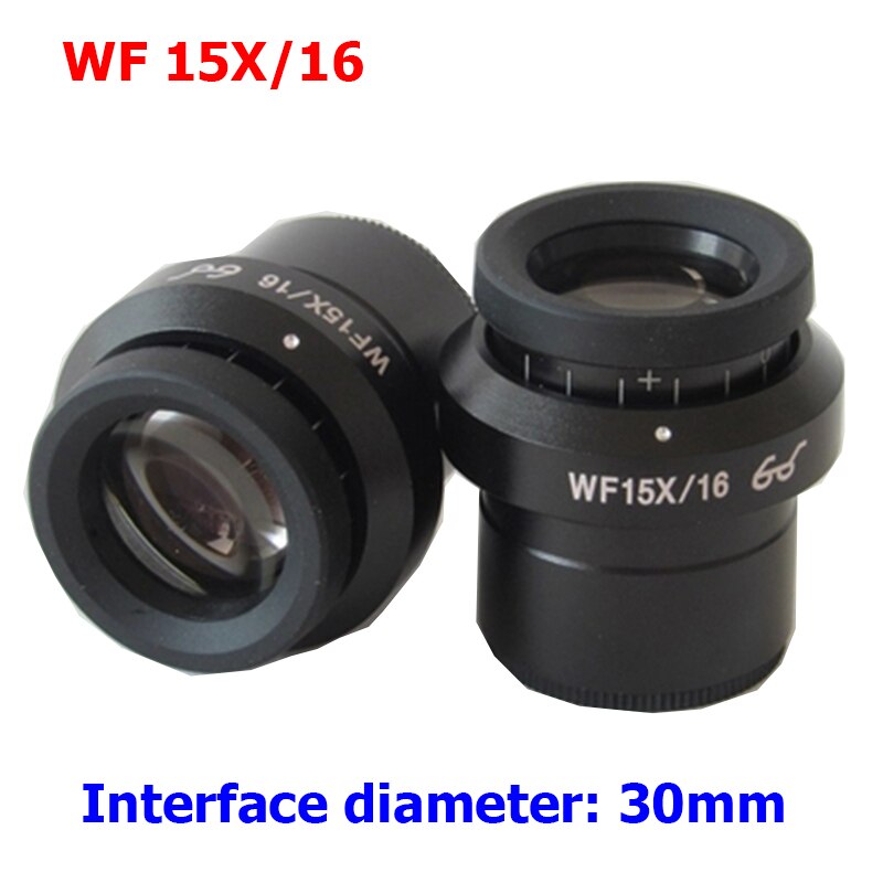 Mikroskop okular  wf5x wf10x wf15x wf16x wf20x wf25x mikroskop lins tillbehör vidvinkellins monokulära okular