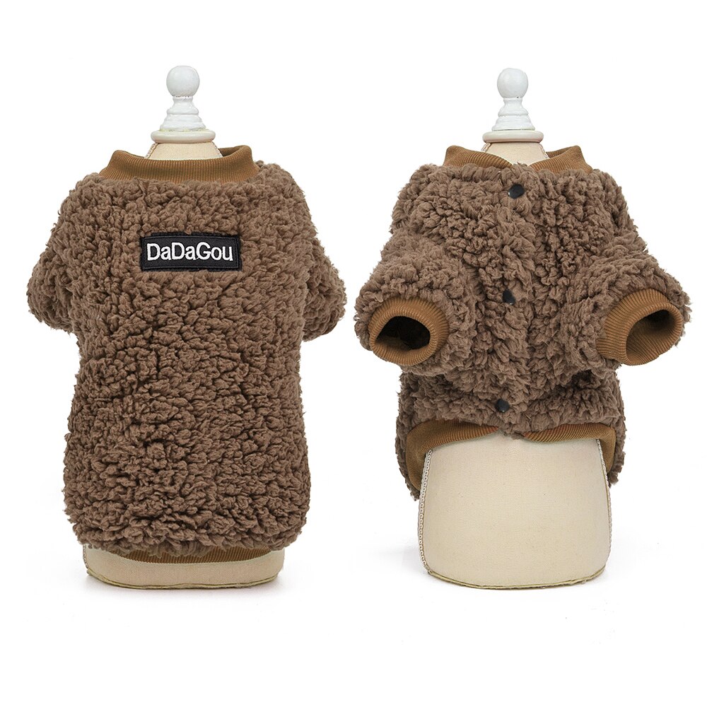 Winter Hond Kat Jasje Pet Puppy Chihuahua Hondenkleding Voor Kleine Middelgrote Honden Katten Franse Bulldog Yorkshire Kleding Outfits: Brown / 2XL