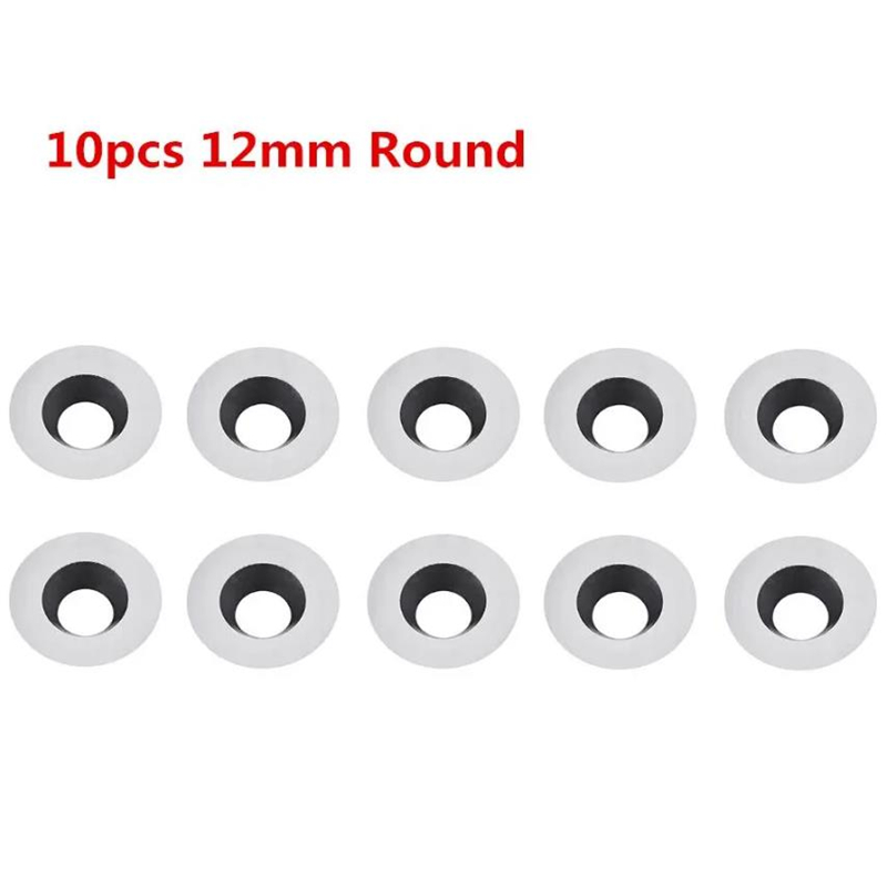 10 Pcs Hout 90HRC Hardheid Carbide Insert Cutters Voor Hout Draaien Tool Houtbewerking Draaibank Tool