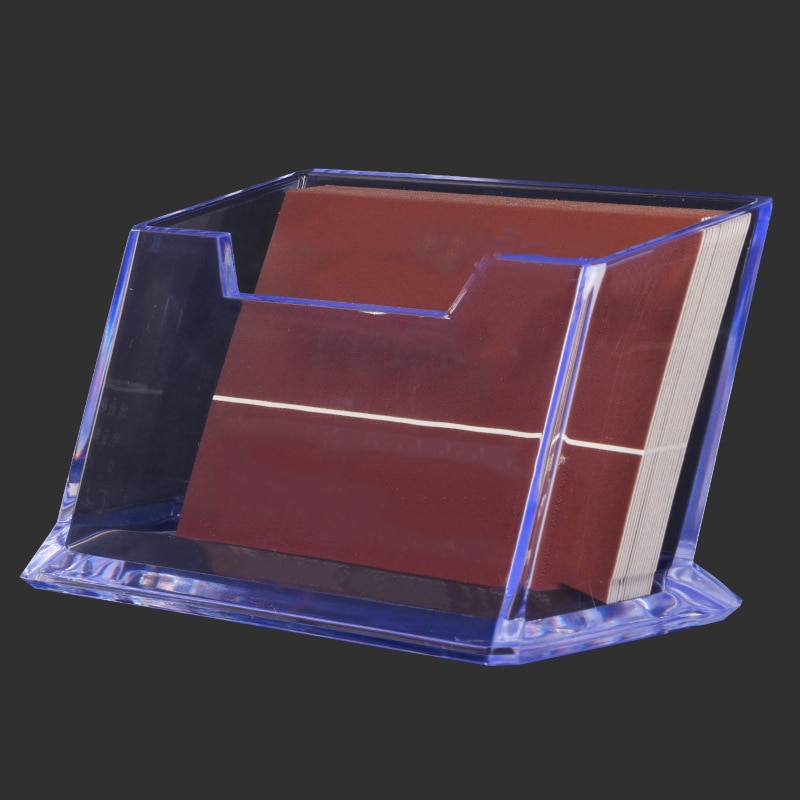 Acrylic Clear Desktop Business Card Holder Stand Display Dispenser Card Stand Holder Office Desk Accessories Organizer