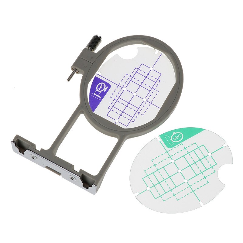 Embroidery machine hoop set sewing hoop frame brother PE-700, PE-700II, PE-750D, PE-7701200 1250D, PC-6500, PC-8200, PC-8500: Light Grey