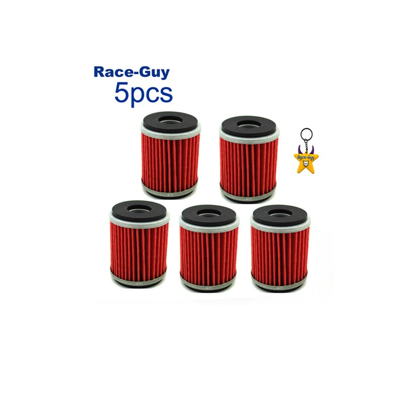 Oliefilter til yamaha yfz 450 yfz 450r atv quad 4 wheeler  wr450f yz450f motorcykel: 5 stykker