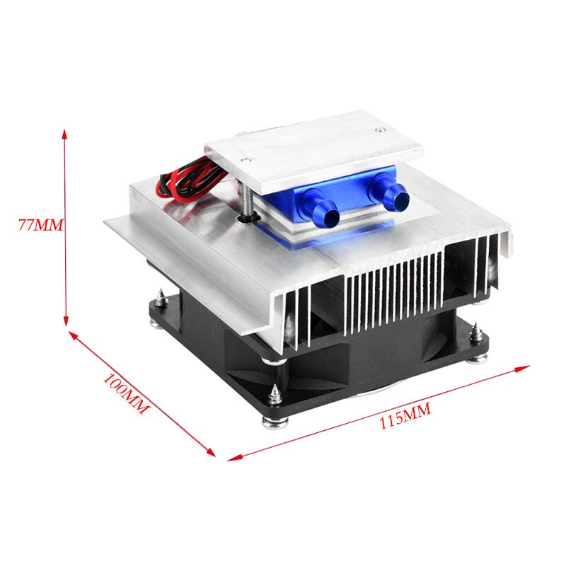 Luda diy termoelektrisk kylare kylsystem halvledarkylsystem kit kylfläns peltier kylare för 15l vatten