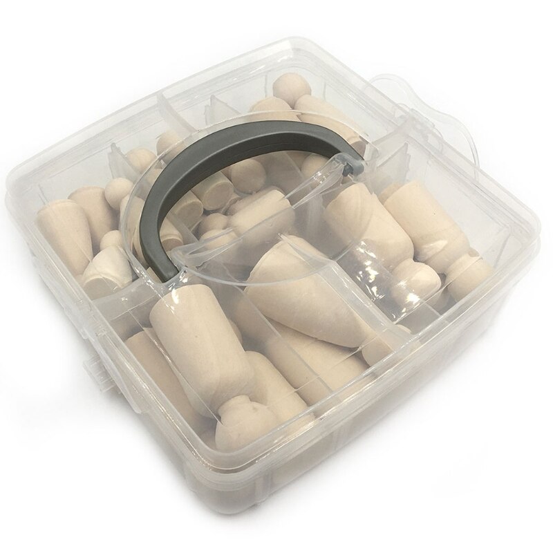 Houten Diy Vroeg Leren Speelgoed Zintuiglijke Onderwijs Mini Peg Pop Voor Schilderen H055