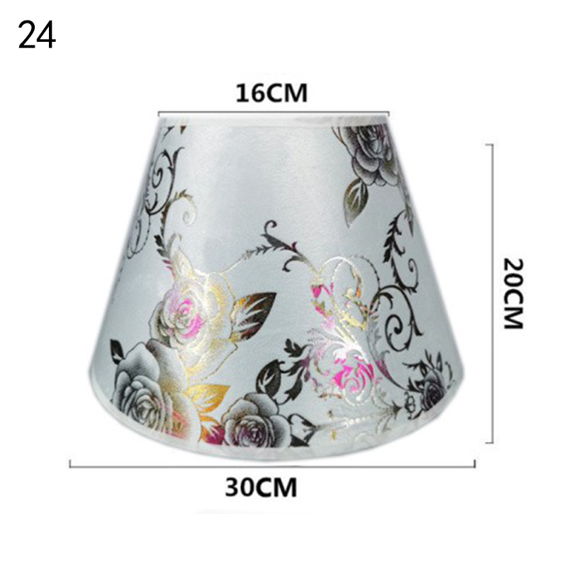 Europese Retro Stijl Tafellampenkappen PVC Schapenvacht Stof Vloerlamp Schaduw Slaapkamer Nachtkastje Home Decor Wandlamp Shell Cover: MULTI