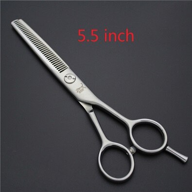 Hair Scissors 5.0&amp;5.5&amp;6.0&amp;6.5 Inch Hairdressing Scissors Cutting Thinning Set Barber shears: 5.5 INCH Thinning-06
