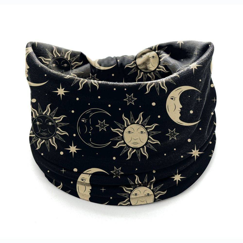 Boho Flower Print Wide Headbands Vintage Knot Elastic Turban Headwrap for Women Girls Soft Bandana Hair Accessories: SKY BLUE