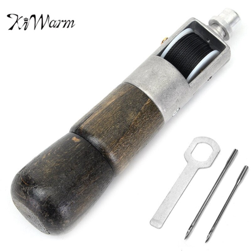 KiWarm Leathercraft Hand Stitching Machine Automatic Leather Sewing Tools for Home Sewing Leathercraft DIY Tool