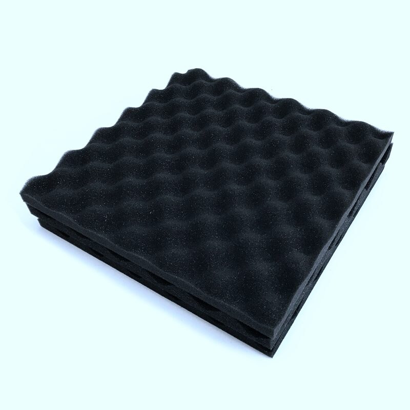 6 Pcs - Acoustic Foam Sound Proof Foam Panels Noise Dampening Foam Studio Music Equipment 1.2 inch x 12 inch x 12 inch