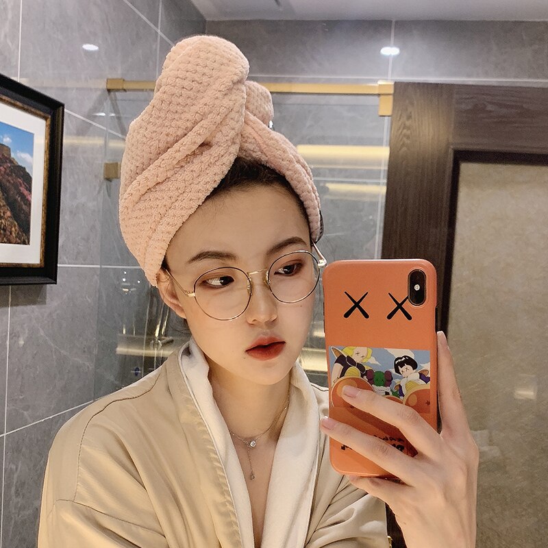 Japan Magic Hair Fast Drying Dryer Towel Bath Wrap Hat Quick Cap Turban Dry Bathroom Towels Bathroom Towel