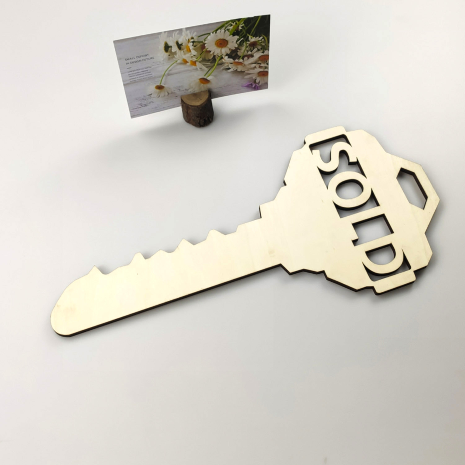 Sold Big Key Real Estate Sign Giant Key for Home Owners Real Estate Photo Prop