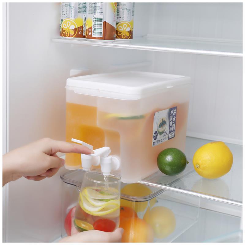 Carafe à eau 5L avec robinet, carafe à eau avec robinet, bouilloire froide, carafe à limonade, récipient pour boissons, pichet résistant à la chaleur avec robinet