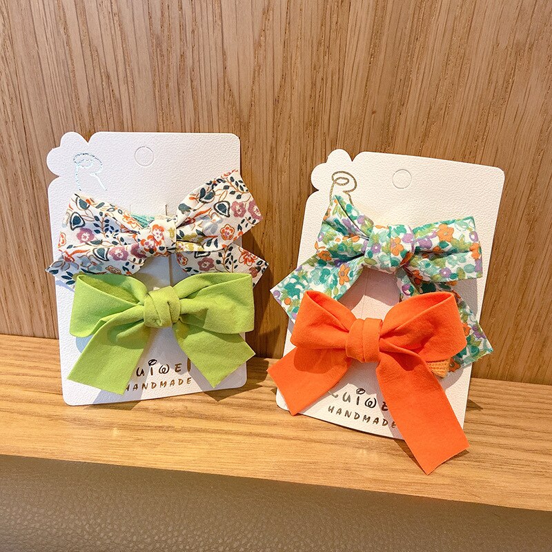 Accessori per capelli per bambini per bambina fiocco floreale forcina per bambini carino principessa fiore Clip