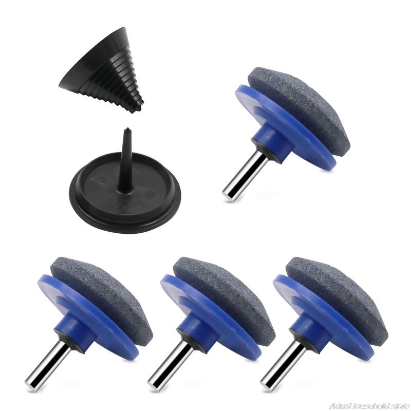 Lawn Mower Blade Sharpener Drill Attachment for Power and Hand Drill Mower Blade Sharpener Lawnmower Blade Sharpener: Default Title