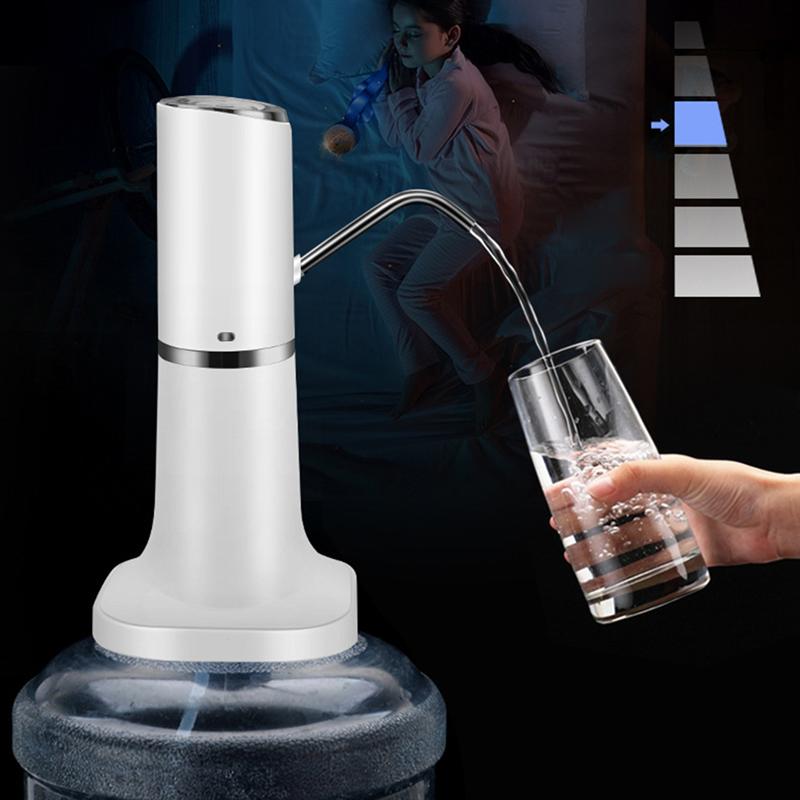 Gold-Plated Smart Pressing Water Device Barrelled Water Extractor Household Electric Water Dispenser Bucket Water Suction Device