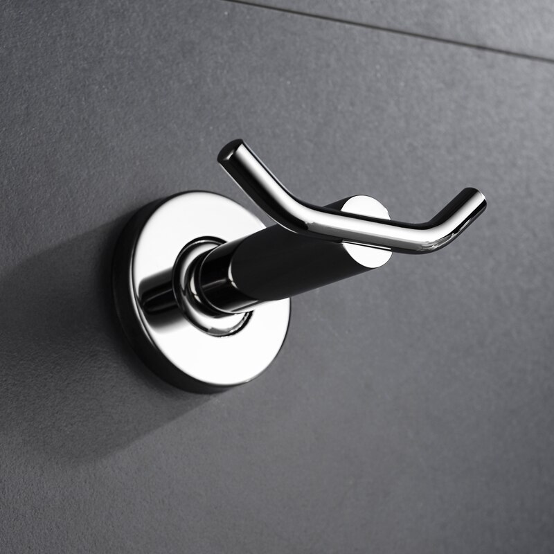 Robe Hook 2 Hooks Clothes Hook SUS 304 Stainless Steel Bathroom Kitchen Accessories Towel Hook