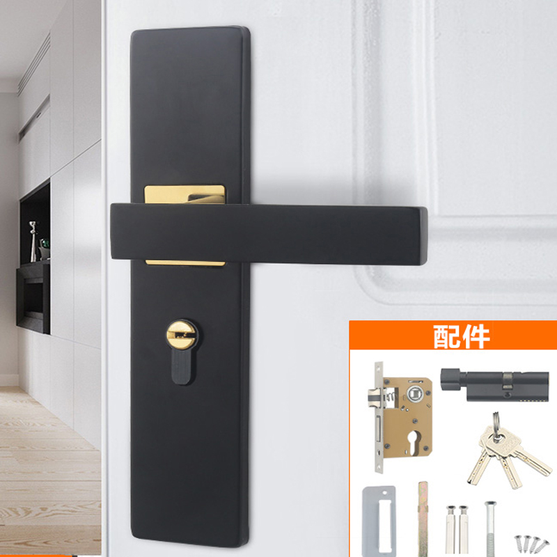 Slaapkamer Deurslot Set Intern Huis Met Sleutel Hout Veiligheidsdeurslot Voor Huis Deuren Knoppen Voor Deur Interieur Huis Beveiligingsslot