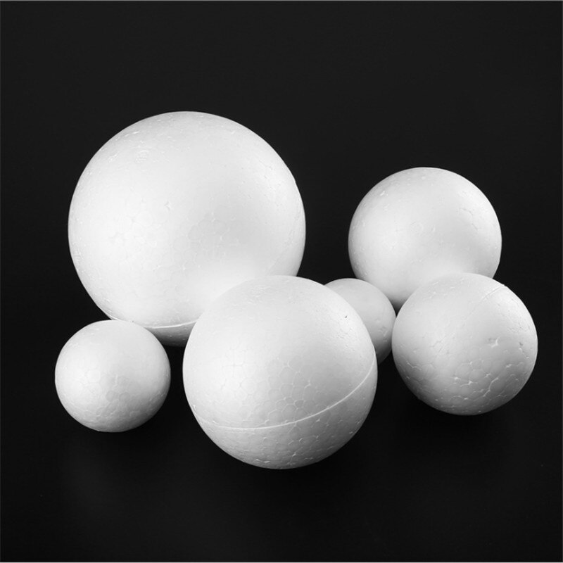10/12/15CM Round Foam Ball White Craft Balls for Y... – Grandado